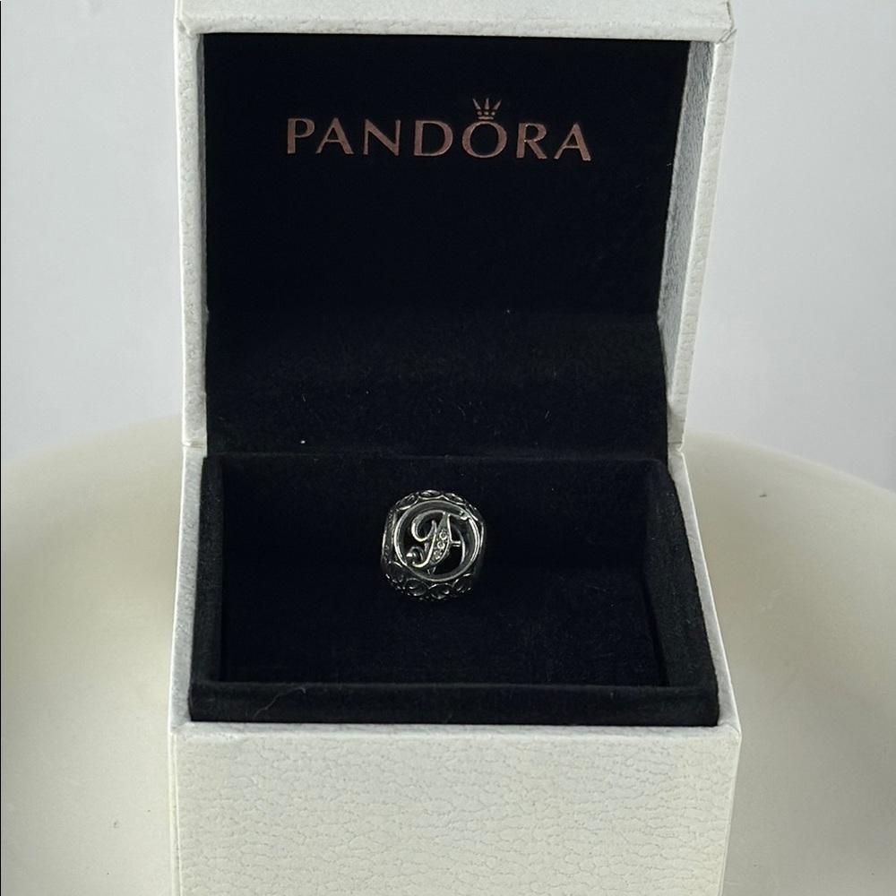 Pandora Silver Charm Letter F
